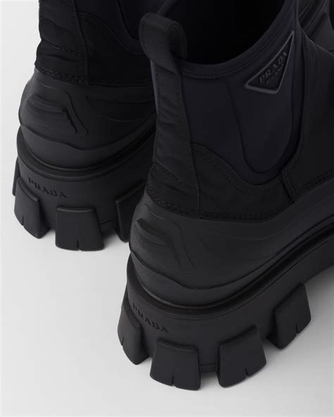 men prada nylon pants|Prada monolith re nylon boots.